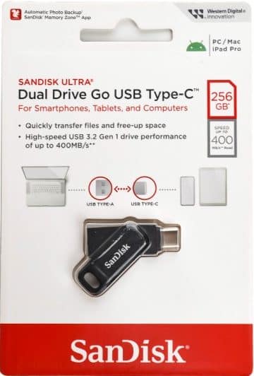 فلش سندیسک Sandisk OTG Type C 256GB