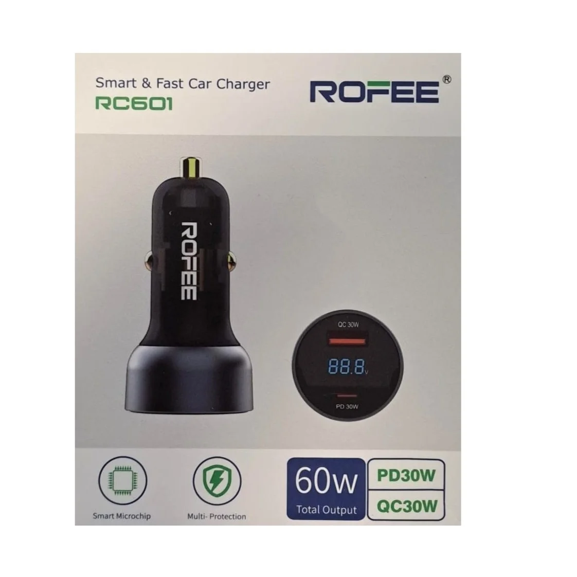 شارژر فندکی خودرو Rofee 60W