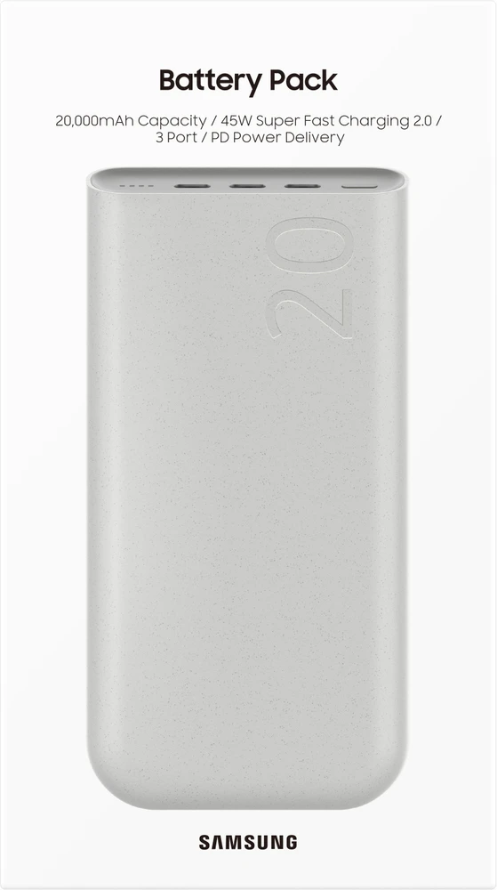 پاور بانک 20000 سامسونگ 45 وات / Samsung battery pack 45W